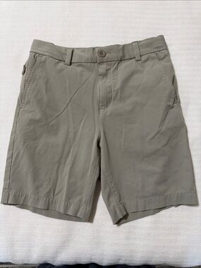 Vineyard Vines Men's Olive Utility Flat-Front Shorts